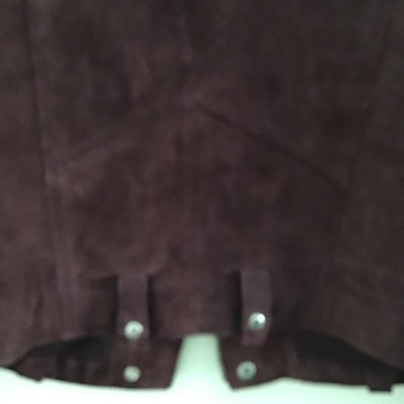 Blank NYC Suede Biker Jacket - Deep Burgundy - Picture 8 of 12